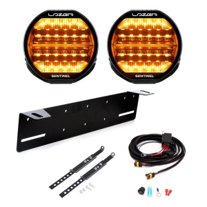 Proiector auxiliar Lazer Sentinel 9 Highline - Rotund / 23 cm / 130W / Ref. 12.5, 2 buc - Set complet - Img 2
