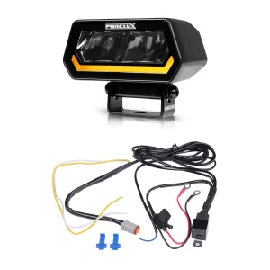 Proiector auxiliar pentru motorcycle - PURELUX, Panther Alpha 20 (Spot)