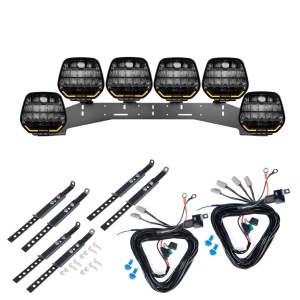 Proiector auxiliar PURELUX Panther 9 - Rotund / 23 cm / 210W / Ref. 25, 6 buc - Set complet (WRC) - Img 2