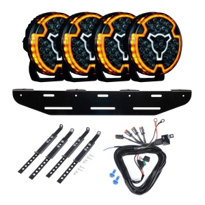 Proiector auxiliar Strands Freedom MP 7" - Rotund / 18 cm / 108W / Ref. 20, 4 buc - Set complet - Img 2