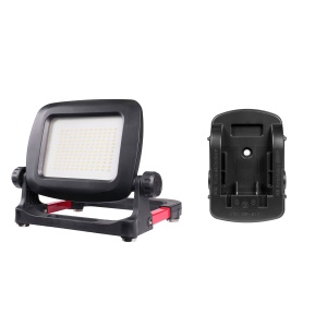 Proiector de lucru AGGE Workmate 3K Pro, pentru acumulatori de scule electrice, 3500 lm, lampă + adaptor pentru acumulatori B&D/PorterCable/Stanley