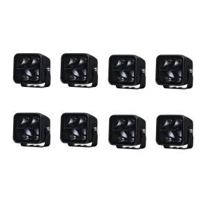 Proiector de lucru PURELUX Negru pătrat 40 Spot - 8 cm / 40W / Spot, 8 buc - Img 2
