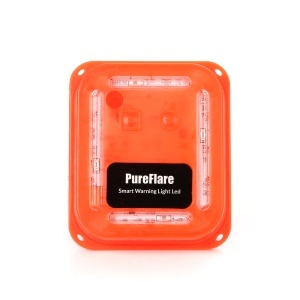 Set lumini LED de avertizare Pureflare Smart – 6 bucăți, wireless, sincronizare automată, reîncărcabile, IP67 - Img 2