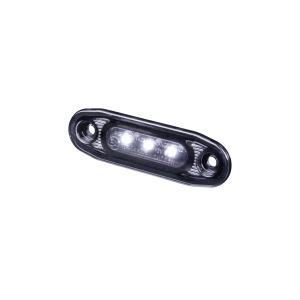 Spotlight / Extreme light Strands Dark Knight Ultra Slim - 12/24V / 0.2-0-3W / 79 mm, Alb