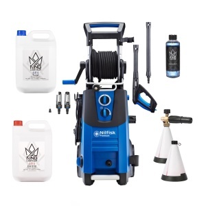 Aparat de spălat cu presiune NILFISK Premium 190-12, Aparat de spălat cu presiune + set de spumare