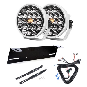 Auxiliary light PURELUX 770 DRL White - Round / 18 cm / 130W / Ref. 25, 2 pcs - Complete set