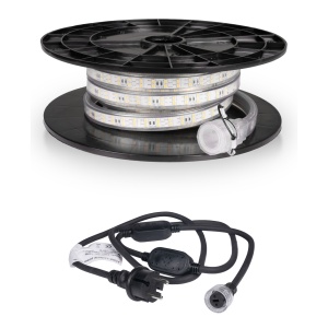 Bandă LED / Proiector de lucru AGGE 230V - 1500 lm/m, 5 m, bandă cu cablu de alimentare