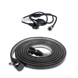 Bandă LED / Proiector de lucru AGGE COB Dark Edition 230V - 1500 lm/m, 3 m, bandă cu cablu de alimentare - Img 2