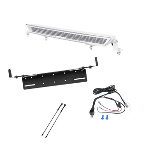 Bară LED OZZ XB1 20" Alb - dreaptă / 53 cm / 140W / Ref. 50, 1 buc - Set complet cu suport pentru montaj încastrat