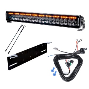 Bară LED PURELUX Flash S560 Gen2 - dreaptă / 200W / Ref. 40, 1 buc - Set complet cu suport pentru număr de înmatriculare