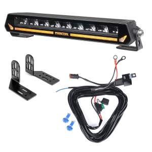 Bară LED PURELUX Panther Aero S300 - dreaptă / 30 cm / 85W / Ref. 17.5, 1 buc - Set complet (Side Suport)