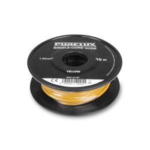 Cablu PURELUX Single-Core Wire - 16AWG / 10 m, galben - Img 2