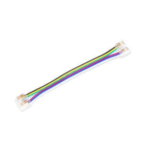Conector pentru bandă LED AGGE Strip to Strip, 10cm, pentru RGB+CCT benzi LED