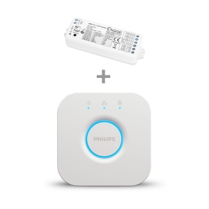 Controler mobil pentru bandă LED AGGE 5-in-1 Color, Zigbee + RF 2.4 GHz, Controller + Philips Hue Bridge
