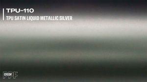 Folie de protecție pentru vopsea GYEON PPF Color - gri, Satin Liquid Metallic Silver (TPU-110)