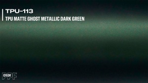 Folie de protecție pentru vopsea GYEON PPF Color - verde, Matte Metallic Dark Green (TPU-113)
