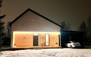 Kit de bandă LED pentru terasă AGGE - montaj pe suprafață plană, 5 m / 3000K / 10 W/m - Img 2