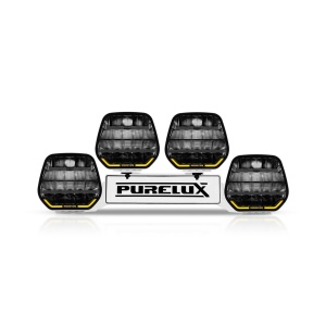 Kit de proiectoare auxiliare PURELUX WRC 12, 840W / 49 000 lm - Set complet, Alb - Img 2