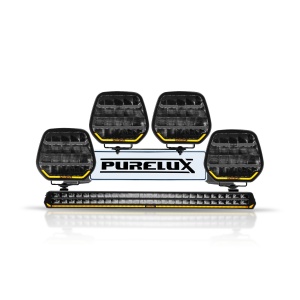 Kit de proiectoare auxiliare PURELUX WRC 13, 1164W / 71 000 lm - Set complet