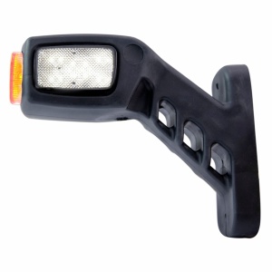 Lampă de avertizare / lampă de gabarit Strands Freedom Light Guide Rubber Arm M - 12/24V / 136 mm, dreapta - Img 2