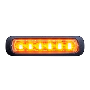 Lampă de avertizare / Level semnalizator Strands Dark Knight Strobe light 6LED - 12/24V / 10W / 129 mm, transparent lens - Img 2