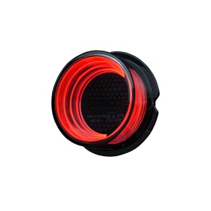 Lampă de gabarit Strands FOR9T GEO - 12/24V / 5W / 70 mm, Roșu - Img 2