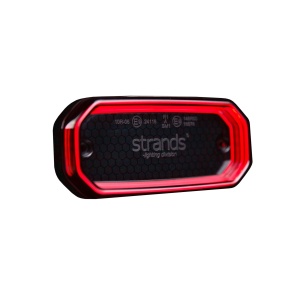 Lampă de gabarit Strands FOR9T Scale - 12/24V / 3.5W / 116 mm, Roșu