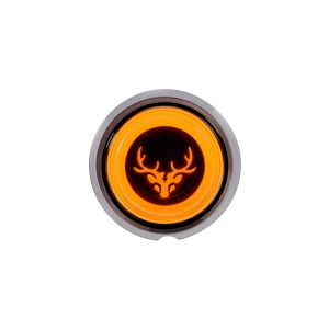 Lampă de poziție Strands Freedom Viking 12LED - 12/24V / 70 mm, Portocaliu