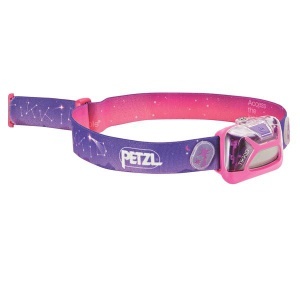 Lampă frontală Petzl TIKKID - 30 lm / 3 x AAA, roz