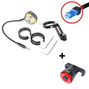 Lampă pentru bicicletă electrică Light5 EB1000 - 1000 lm / Bosch, lampă față + Light5 Blip - lampă spate - Img 2