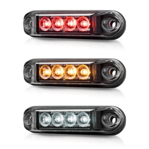 Marker light PURELUX Spectre 4X Dark - 12/24V / 1W / 78 mm, White