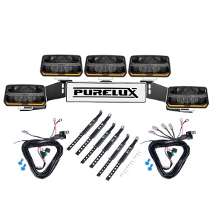 Proiector auxiliar PURELUX Panther 11 Alb - Rectangle / 24 cm / 170W / Ref. 20, 5 buc - Set complet (WRC)