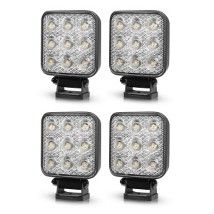 Proiector de lucru PURELUX Standard pătrat 42 - 10 cm / 42W / fascicul larg, 4 buc - Img 2