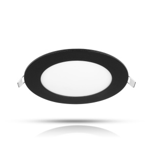 Spot încastrat AGGE Rotund Flood Negru - IP44 / CCT / intensitate reglabilă, 9W / 150 mm