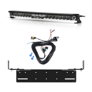 Bară LED Lazer Glide - curbată / 52 cm / 120W / Ref. 12.5, 1 buc - Set complet - Img 2