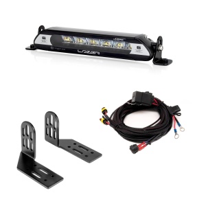 Bară LED Lazer Linear 6 Elite+ - dreaptă / 23 cm / 69W / Ref. 17.5, 1 buc - Set complet (suport la capete)