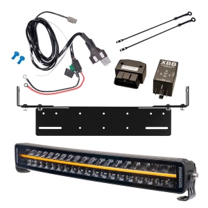 Bară LED PURELUX Black Boost C560 - curbată / 56 cm / 200W / Ref. 50, 1 buc - Set complet cu suport pentru montaj încastrat + XBB Dongle & PowerUnit releu de conectare - Img 2