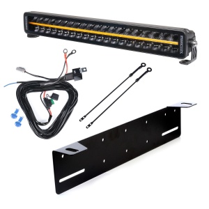 Bară LED PURELUX Black Boost S560 - dreaptă / 56 cm / 200W / Ref. 50, 1 buc - Set complet
