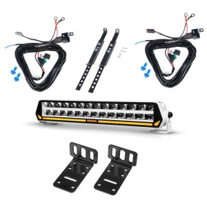 Bară LED PURELUX Panther S400 Alb - dreaptă / 40 cm / 150W / Ref. 20, 1 buc - Set complet