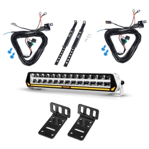 Bară LED PURELUX Panther S400 Alb - dreaptă / 40 cm / 150W / Ref. 20, 1 buc - Set complet - Img 2