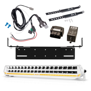 Bară LED PURELUX Panther S540 Alb - dreaptă / 54 cm / 216W / Ref. 30, 1 buc - Set complet cu suport reglabil pentru număr de înmatriculare + XBB Dongle & PowerUnit