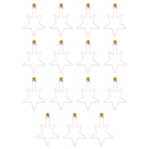 Bec LED AGGE Carnival E27, 8W, Star, 15 buc - Img 2