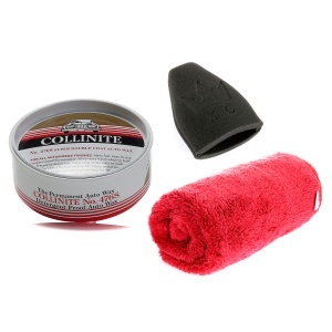Ceară auto COLLINITE 476s, Ceară 266 ml + aplicator + polisare cloth