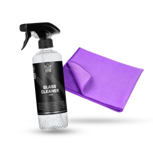 Glass cleaner King Carthur Glass Cleaner + Coat, 500 ml, 500 ml + Glass Towel Purple View