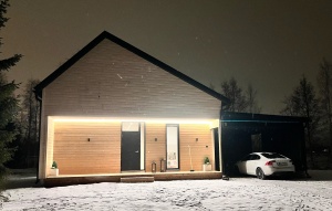 Kit de bandă LED pentru terasă AGGE - montaj pe suprafață plană, 5 m / 4000K / 15 W/m