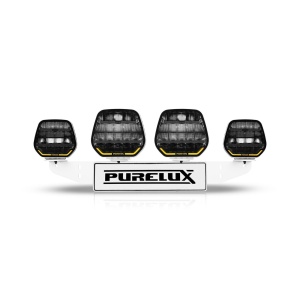 Kit de proiectoare auxiliare PURELUX WRC 20, 676W / 40 000 lm - Set complet, Alb - Img 2