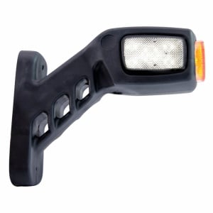 Lampă de avertizare / lampă de gabarit Strands Freedom Light Guide Rubber Arm M - 12/24V / 136 mm, stânga