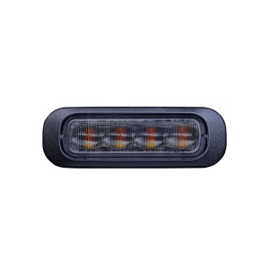 Lampă de avertizare / Level indicator Strands Dark Knight Strobe light 4LED - 12/24V / 10W / 95 mm, Dark lens - Img 2