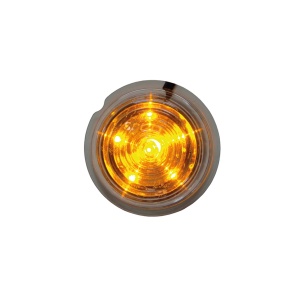 Lampă de avertizare / lumină de poziție Strands Viking 6LED - 12/24V / 70 mm, Portocaliu