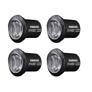 Lampă de avertizare PURELUX Strobe Rotund - 12/24V / 8W / 36 mm, 4 buc - Img 2